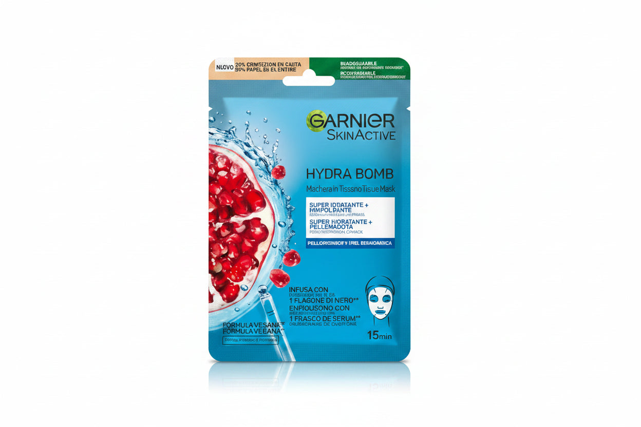 GARNIER - Hydra Bomb Maschera Tessuto Viso Idratante + Rimpolpante