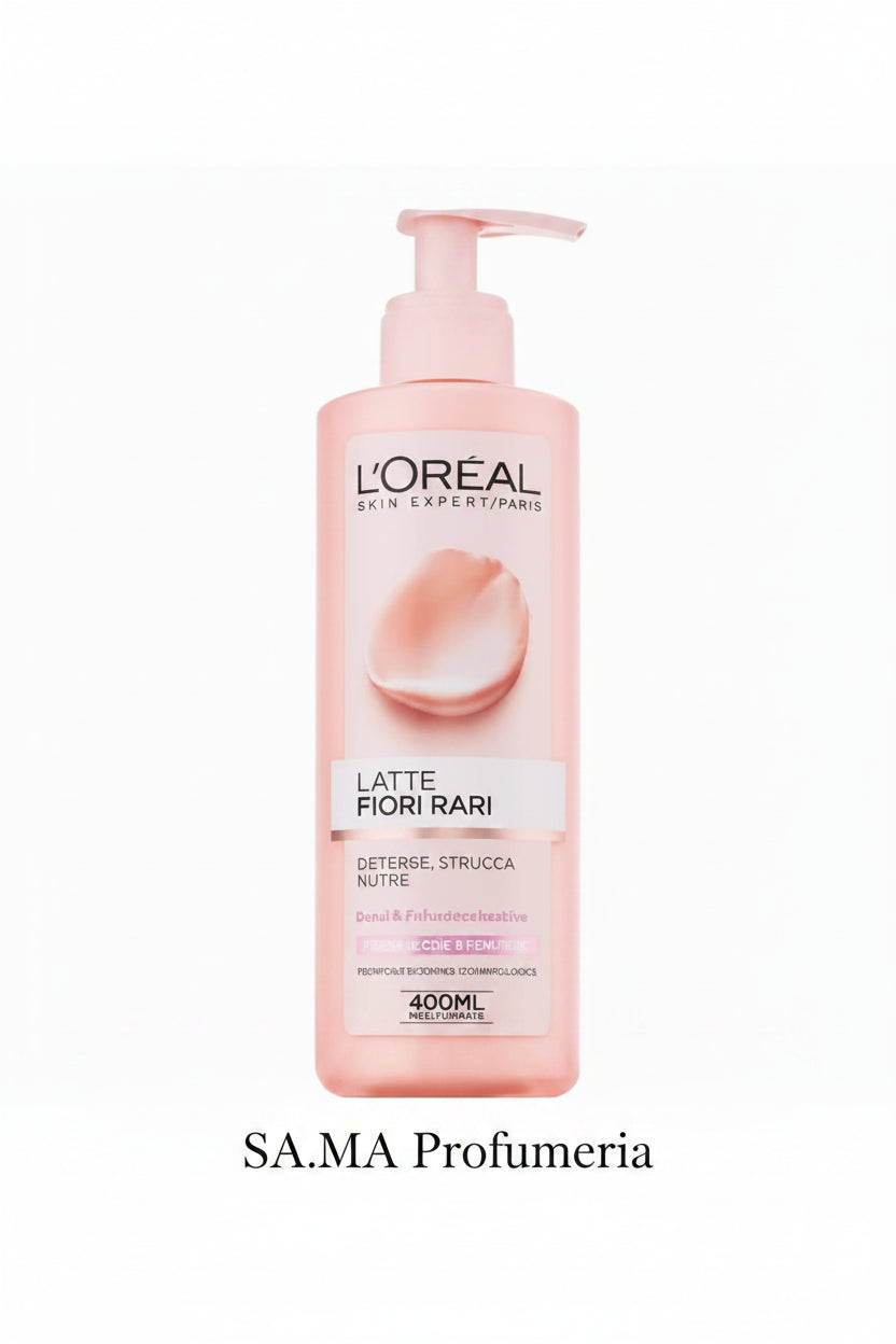 L'OREAL - Latte Detergente Fiori Rari Pelli Secche e Sensibili