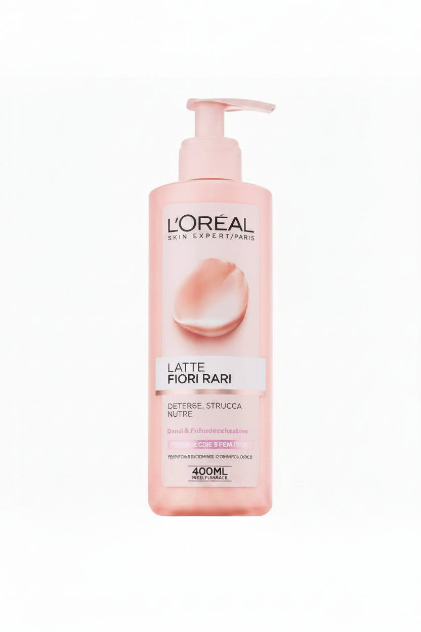 L'OREAL - Latte Detergente Fiori Rari Pelli Secche e Sensibili