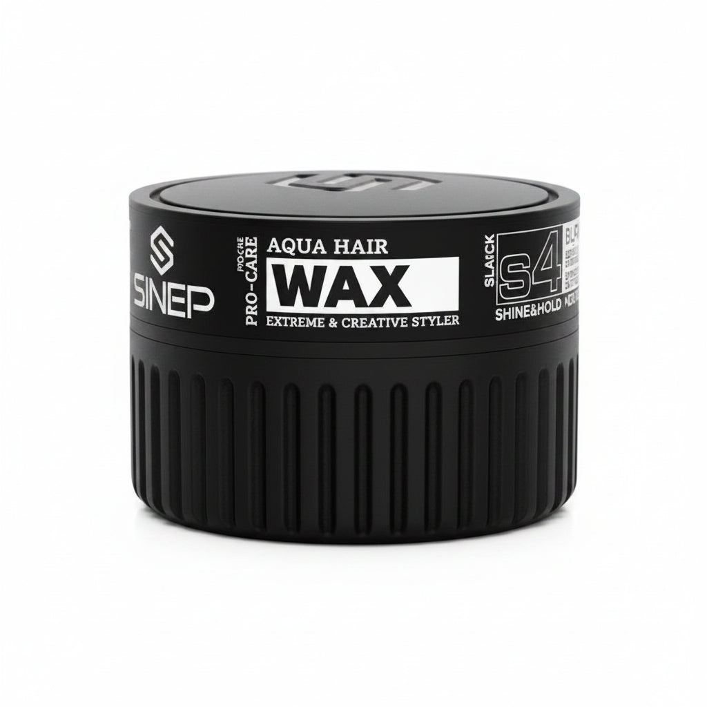 SINEP - Aqua Styling Hair Wax Soft Holding Effect Black S4