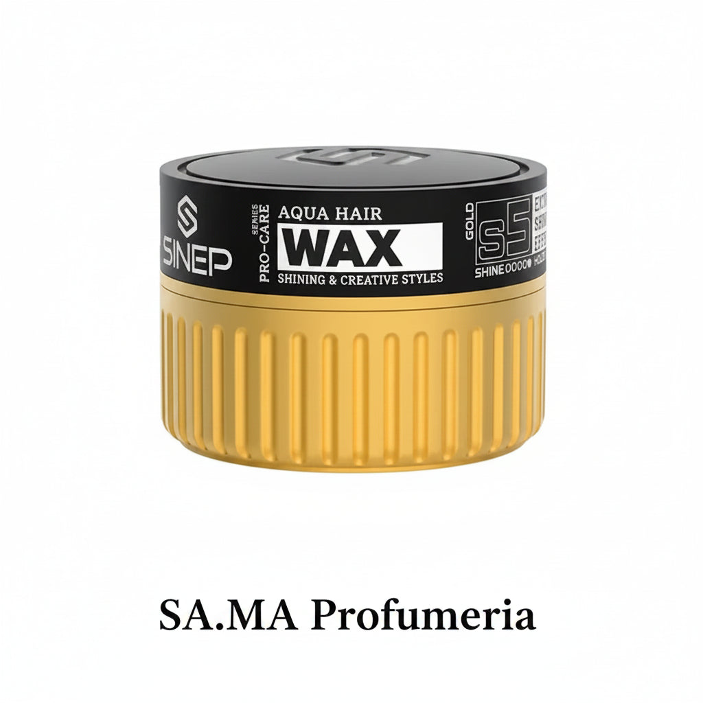 SINEP - Aqua Hair Wax Extra Shine Effect S5 – Gold
