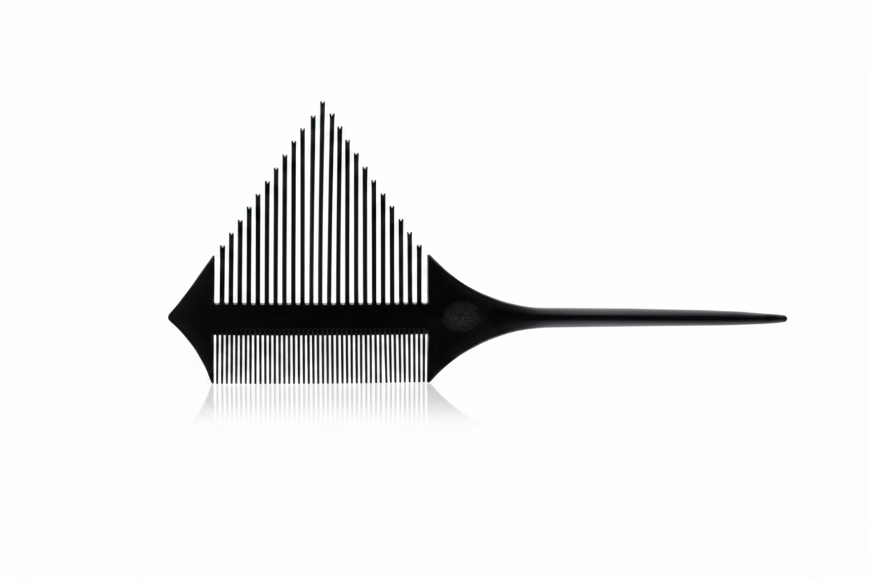 Pettine Triangolare Doppia Faccia per Colorazione - XANITALIA