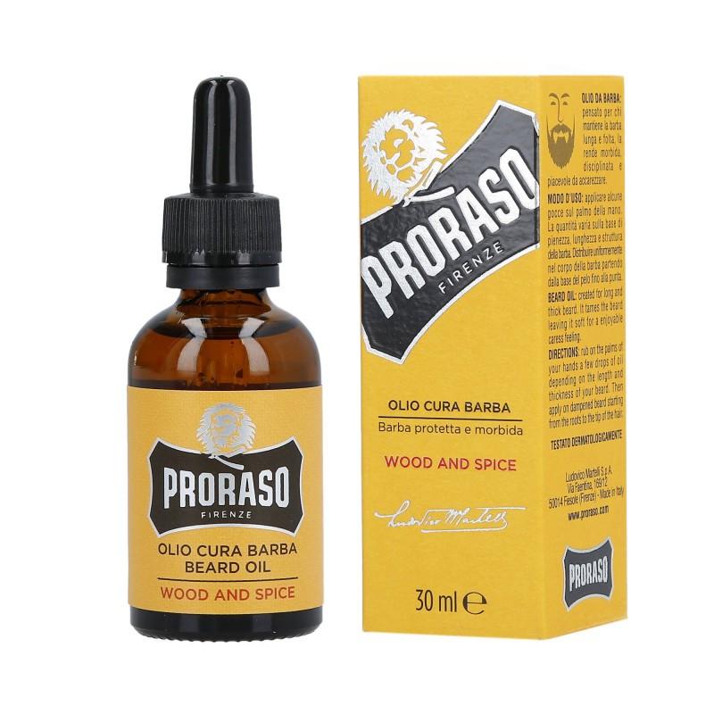 Olio Cura Barba Protetta e Morbida - PRORASO barba morbida ben curata