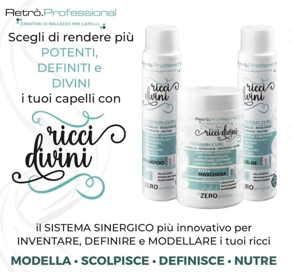 KIT Ricci Divini Fashion Curl Modella-Scolpisce-Definisce-Nutre - RETRO'