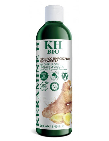 Shampoo Anticaduta Bio allo Zenzero - KERAMINAH