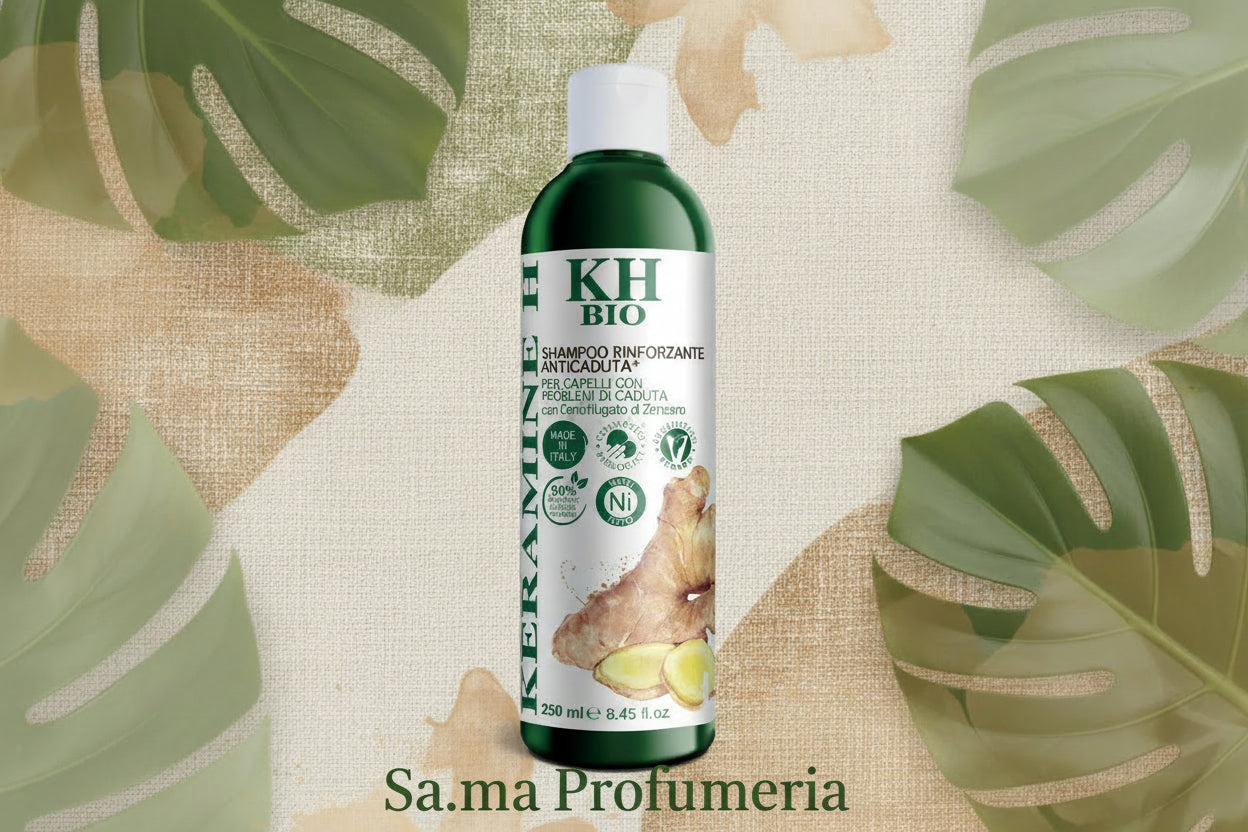 Shampoo Anticaduta Bio allo Zenzero - KERAMINAH
