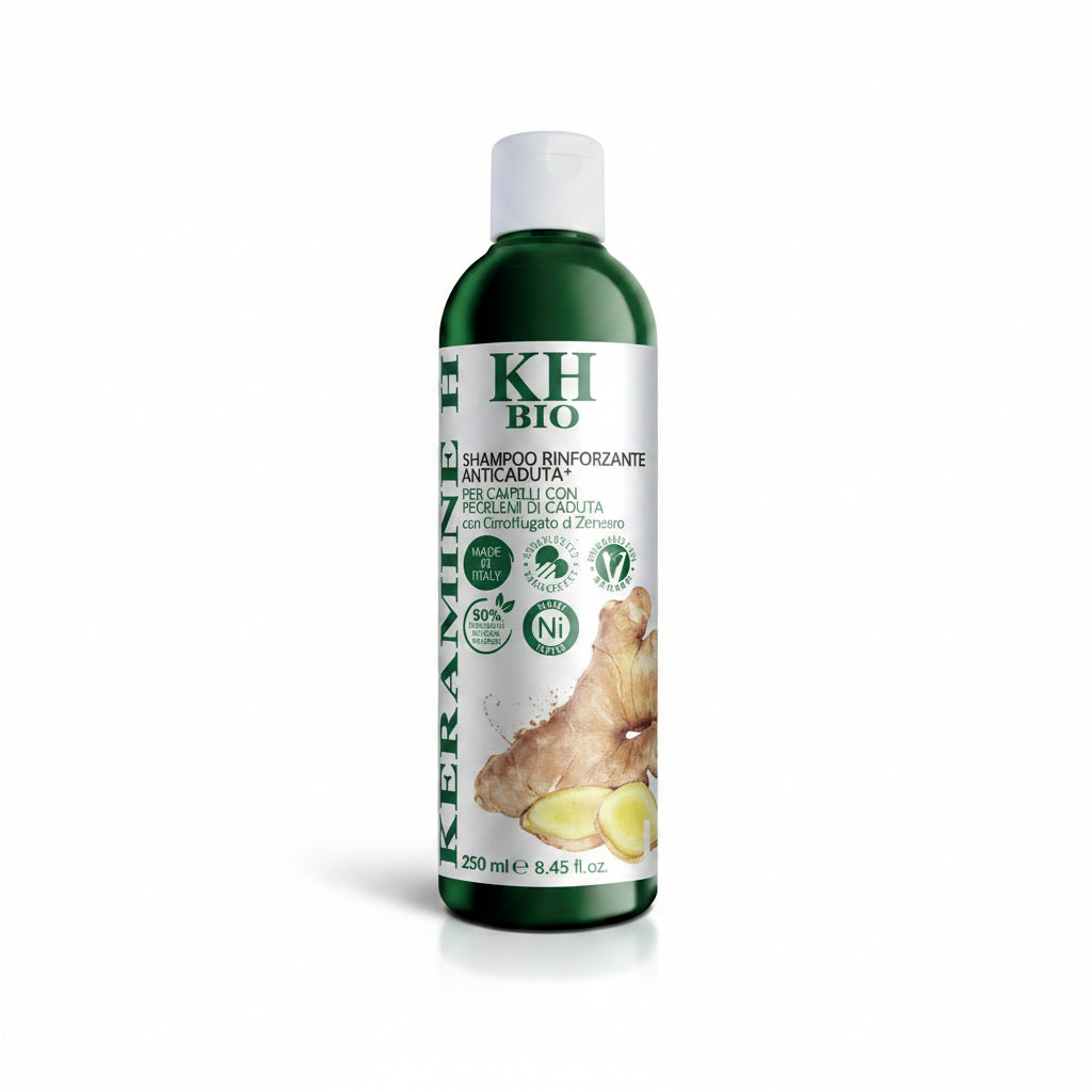 Shampoo Anticaduta Bio allo Zenzero - KERAMINAH