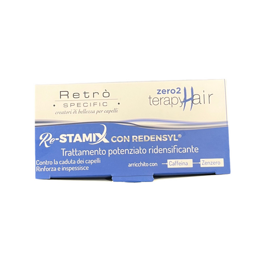 Trattamento Fiale Re-Stamix con Redensyl Anticaduta Caffeina e Zenzero - RETRO'
