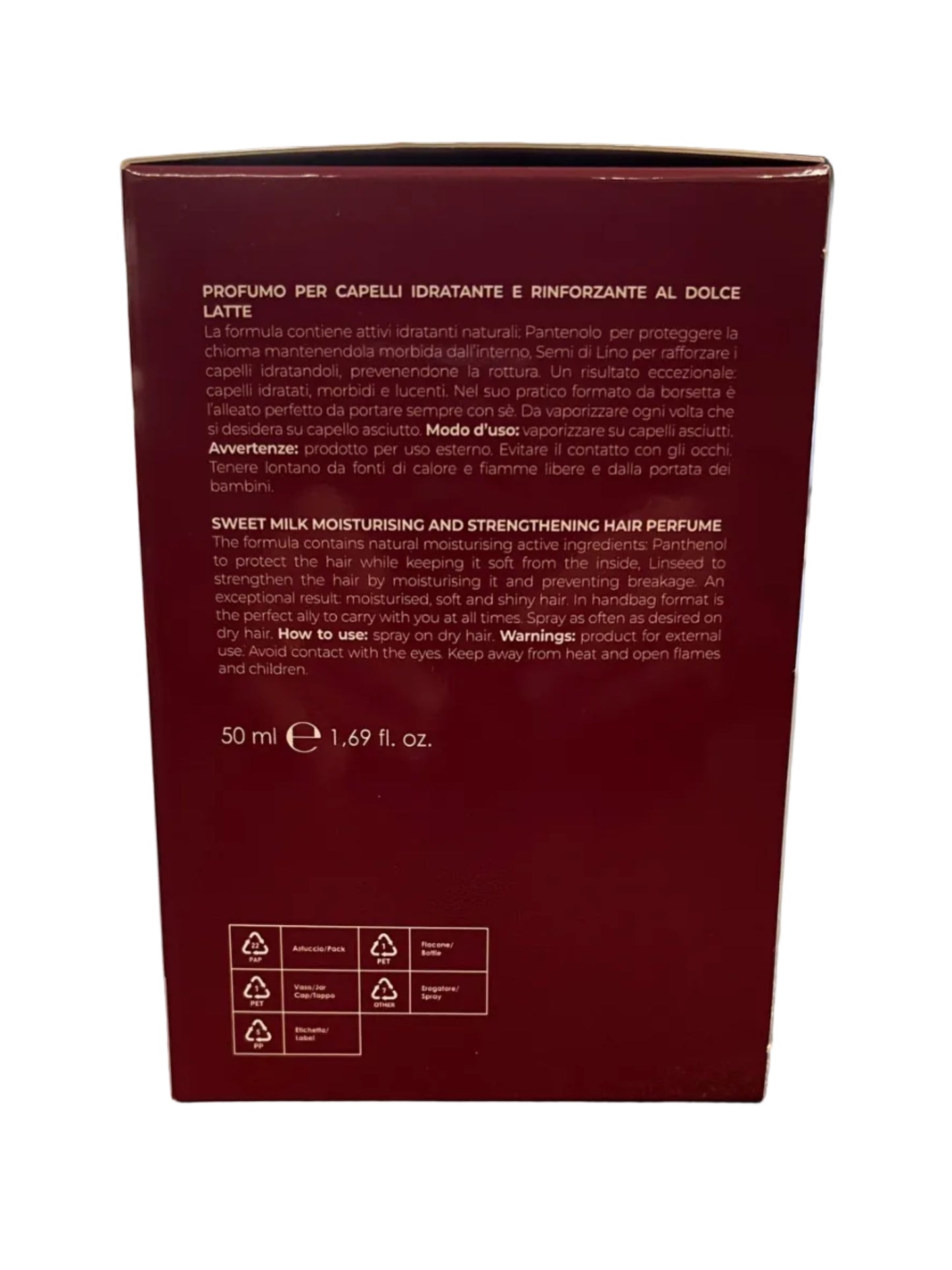 Crema Corpo 250 ml.Vaso + Profumo Capelli 50 ml. Dolce Latte - SILIUM