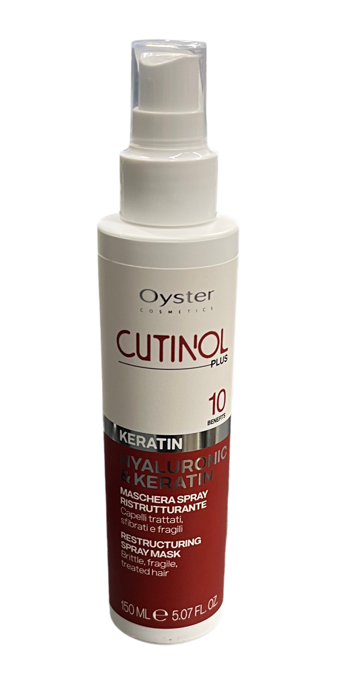 Cutinol Plus Maschera Spray Ristrutturante Keratina/Ialuronico - OYSTER