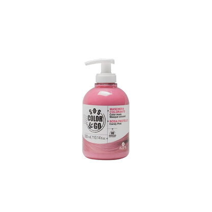 SA.MA PROFUMERIA Rosa pastello Alama professional S.O.S Color & Go Maschera Colorante - ALAMA Professional