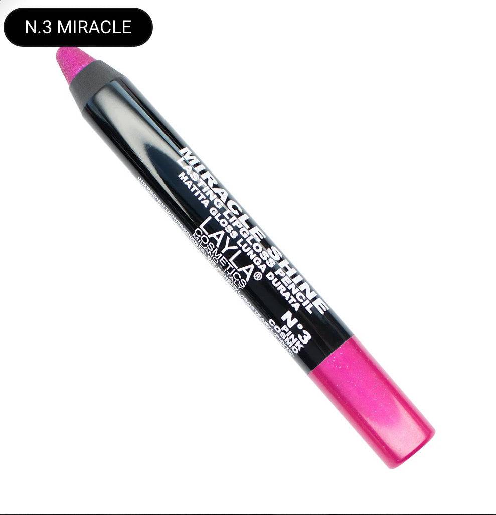 SA.MA PROFUMERIA N.3 Layla Cosmetics Miracle Shine Lasting Lipgloss Pencil - LAYLA COSMETICS