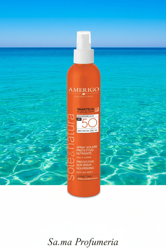 AMERIGO - Spray Solare Protettivo SPF50 Viso/Corpo