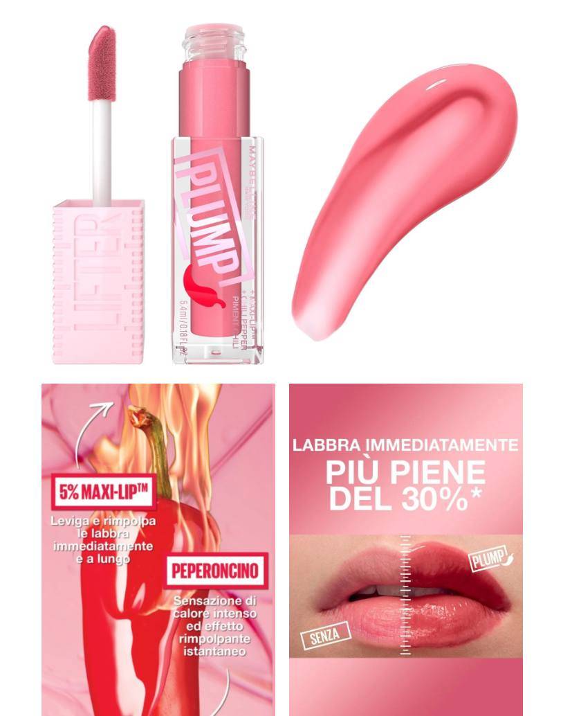 Lifter Gloss Pumpl - MAYBELLINE NEW YORK gloss volumizzante