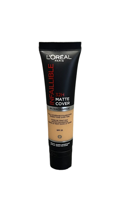 FondoTinta Infaillible 24H Matte Cover Tubo 30 ml. - L'Oreal