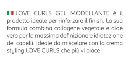 Gel modellante Capelli Ricci al Collagene Vegetale e Aloe Vera - da 2A a4C - GRIFFUS