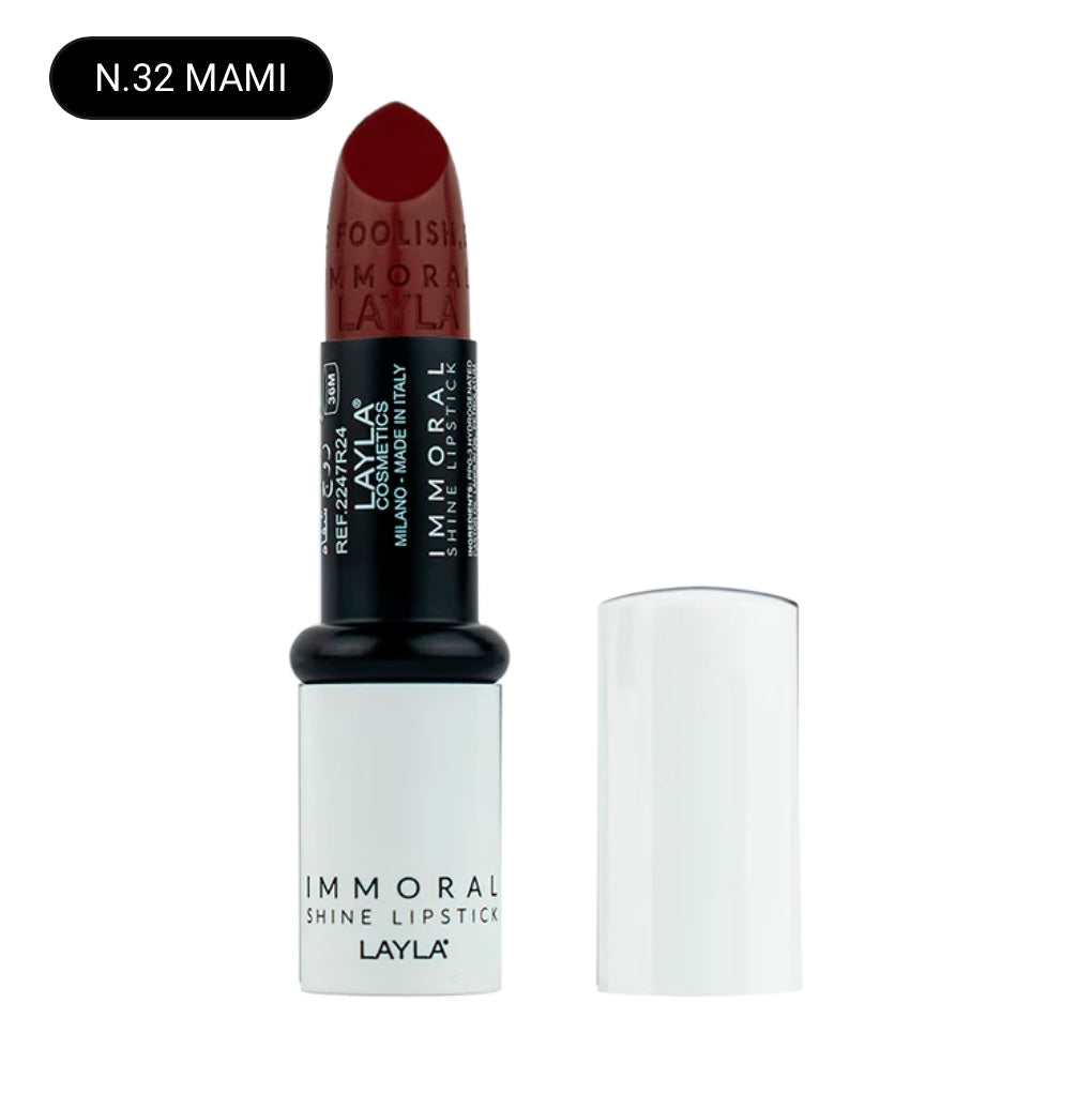 SA.MA PROFUMERIA N.32 MAMI Layla Cosmetics Immoral Shine Lipstick - LAYLA COSMETICS