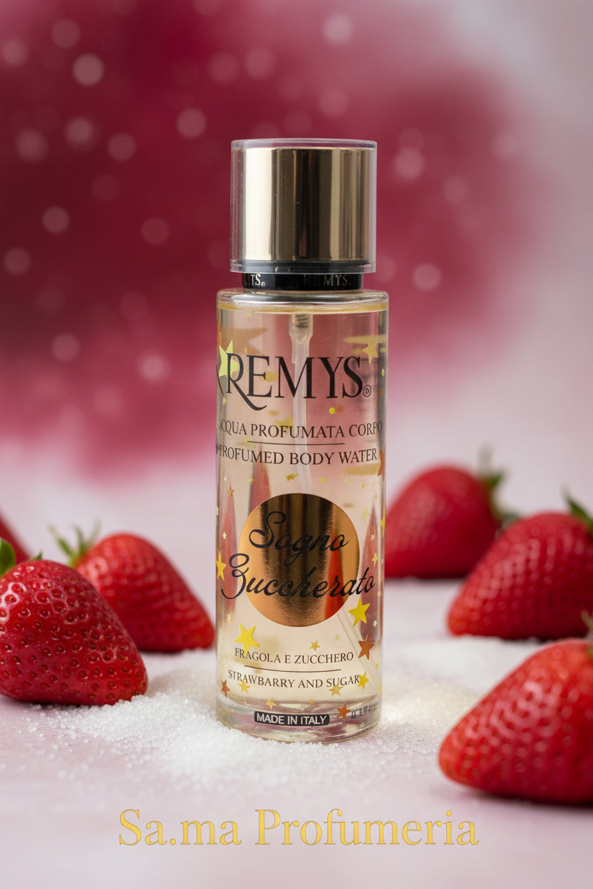 REMYS - Acqua Corpo Sogno Zuccherato alla Fragola e Zucchero