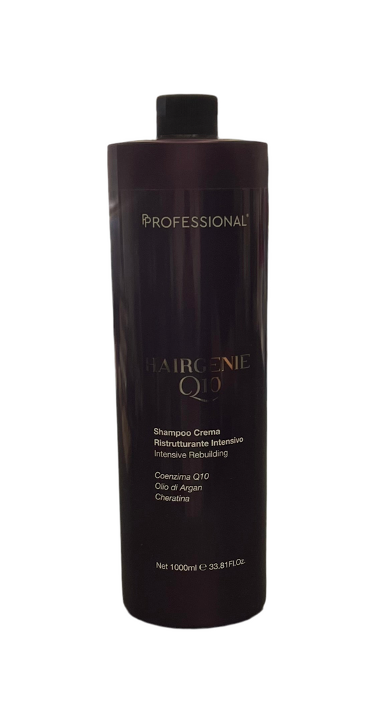 Hairgenie Shampoo Q10 Ristrutturante Coenzima/Argan/Cheratina - PROFESSIONAL