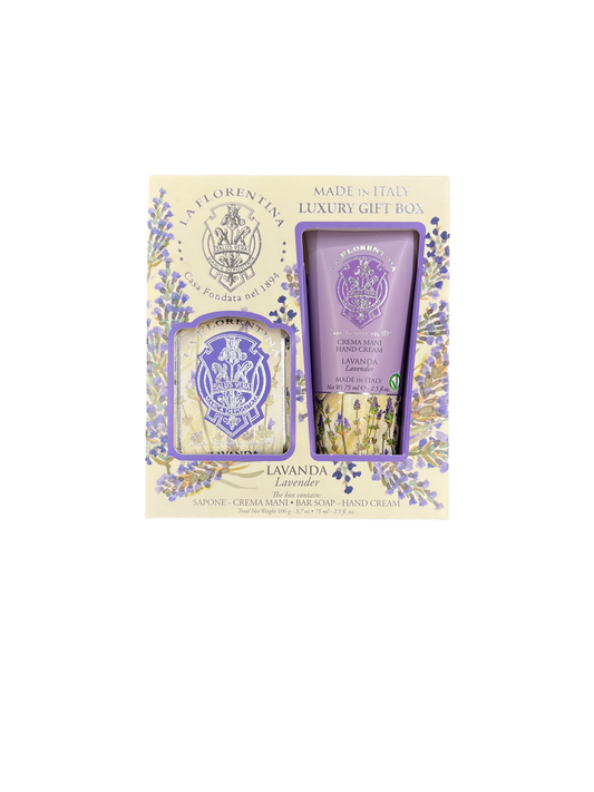 La Florentina Crema mani 75 ml.+Saponetta 106G.Lavanda - SAPONERIE FISSI