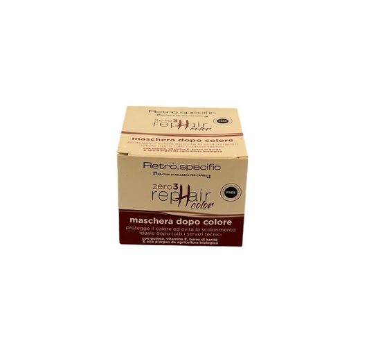 Maschera Dopo Colore Zero3 Rephair  - RETRO Nutre e Protegge