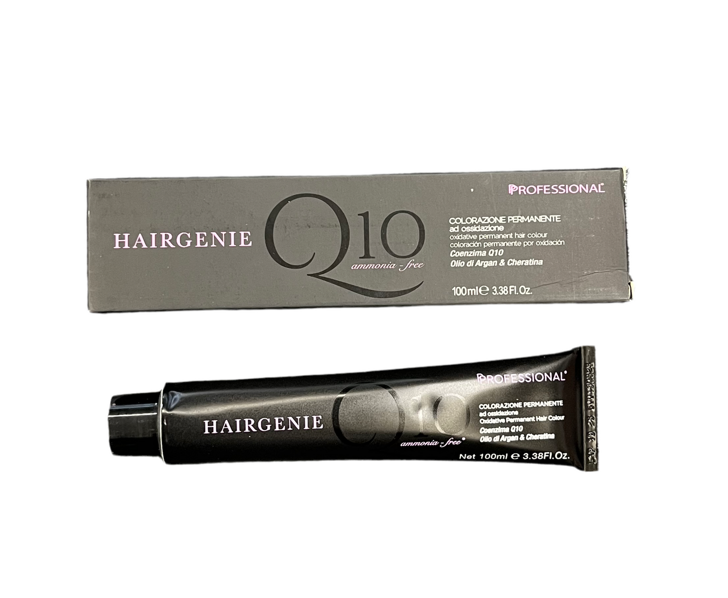 Hairgenie Q10 Tintura Capelli con Argan e Cheratina senza Ammoniaca - PROFESSIONAL