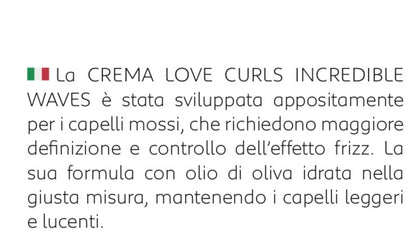 Crema Modellante Capelli Ricci con Olio d'Oliva- Olio di Chia 2ABC- Semi Lino - GRIFFUS