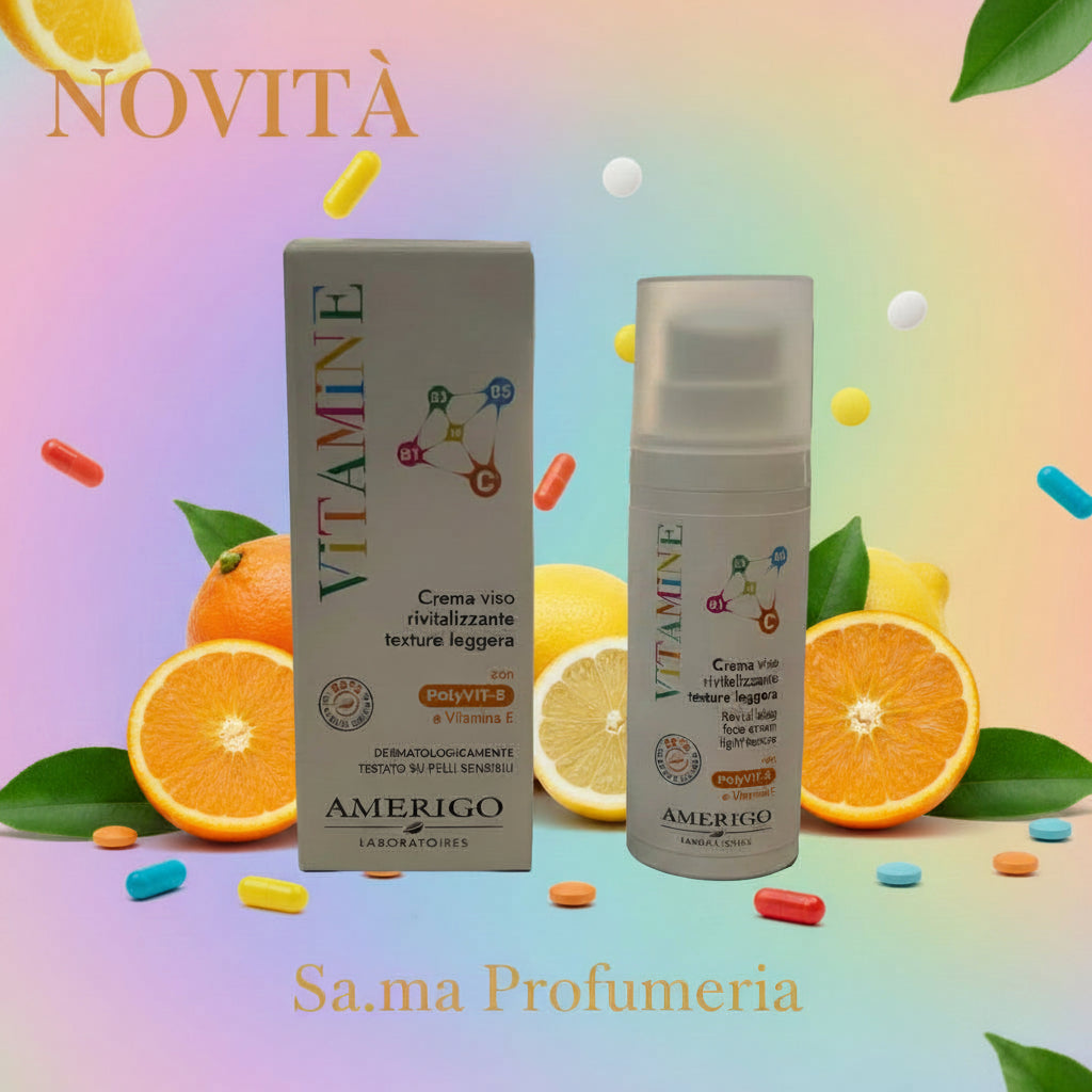 AMERIGO - Vitamine Crema Viso Rivitalizzante Leggera