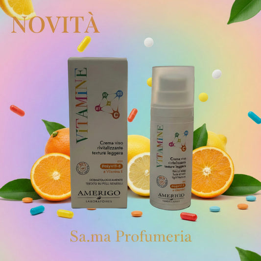 AMERIGO - Vitamine Crema Viso Rivitalizzante Leggera