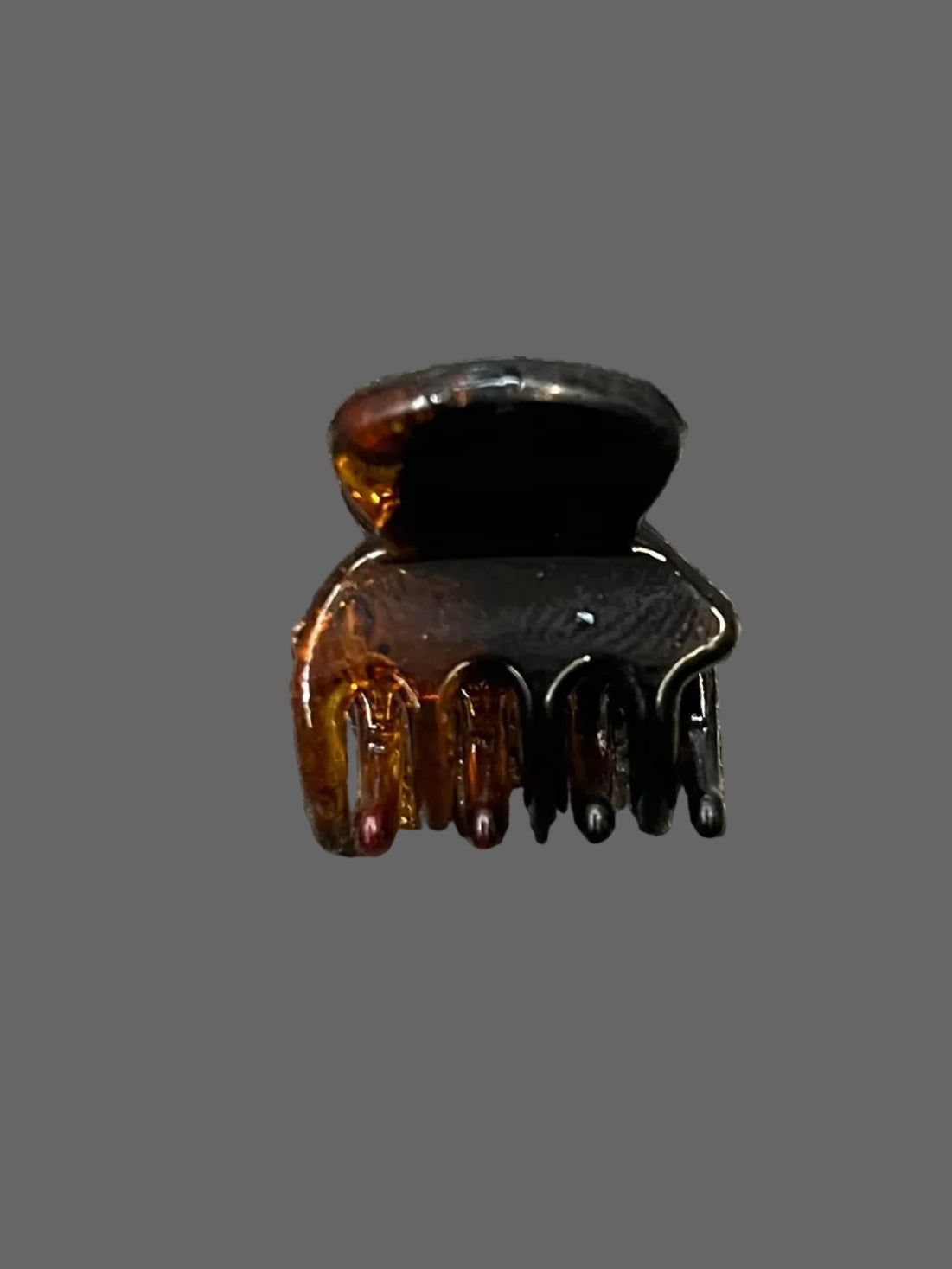 Molletta Mini a Granchio Effetto Tartarugato con Strass art/103 - SC Bijoux