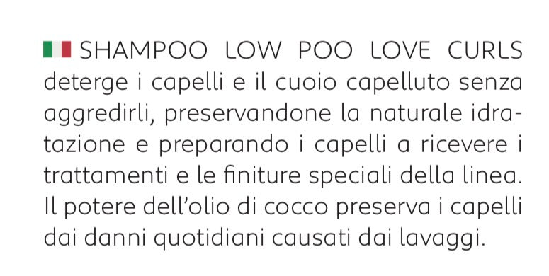 Shampoo Capelli Ricci con Olio Cocco - Olio di Chia - Semi Lino - GRIFFUS
