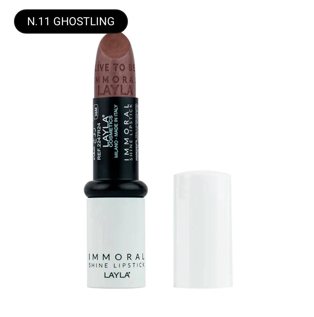 SA.MA PROFUMERIA N.11 GHOSTLING Layla Cosmetics Immoral Shine Lipstick - LAYLA COSMETICS