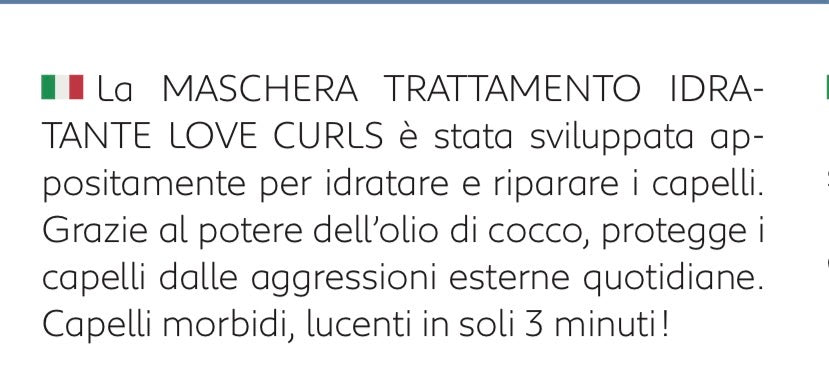 Maschera Capillare con Olio Cocco-Olio Chio-Semi Lino da 2A a4C - GRIFFUS