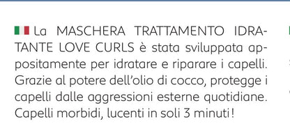 Maschera Capillare con Olio Cocco-Olio Chio-Semi Lino da 2A a4C - GRIFFUS
