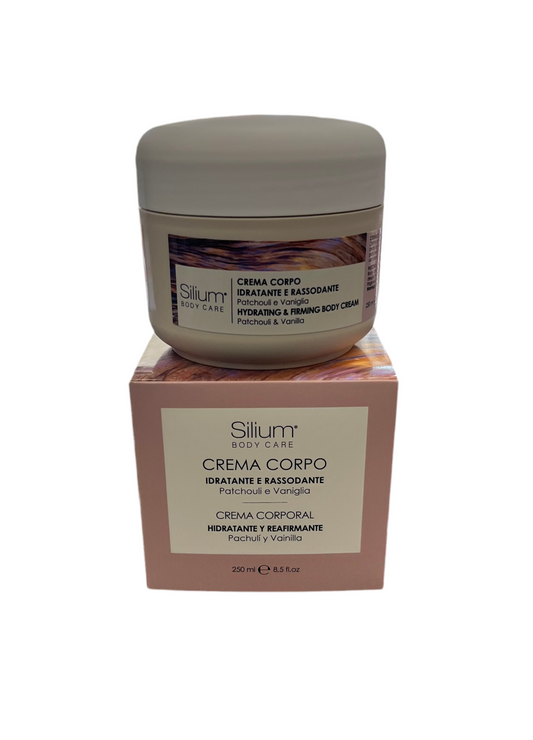 Crema Corpo Idratante e Rassodante Patchouli e Vaniglia - SILIUM