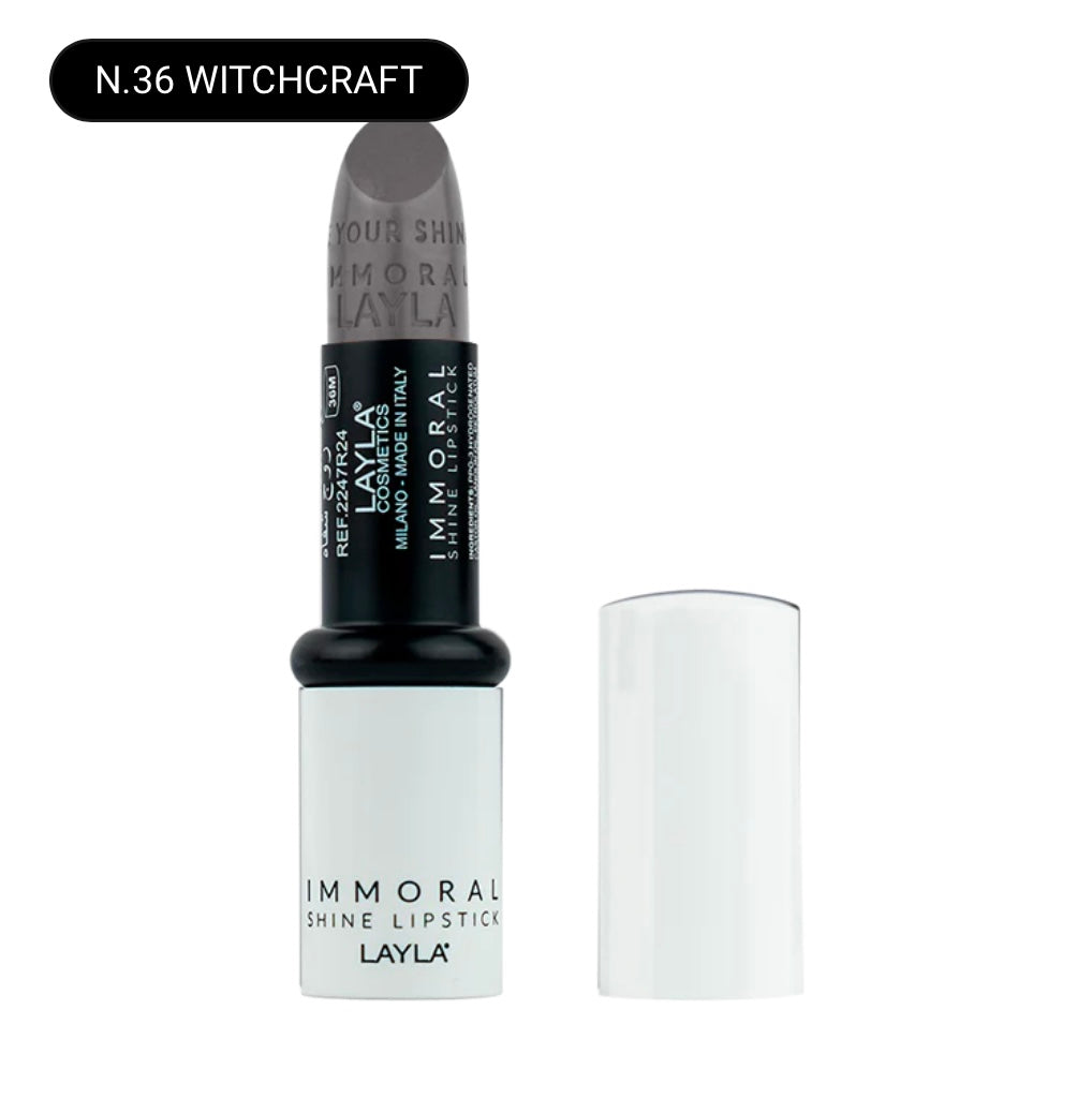 SA.MA PROFUMERIA N.36 WITCHCRAFT Layla Cosmetics Immoral Shine Lipstick - LAYLA COSMETICS