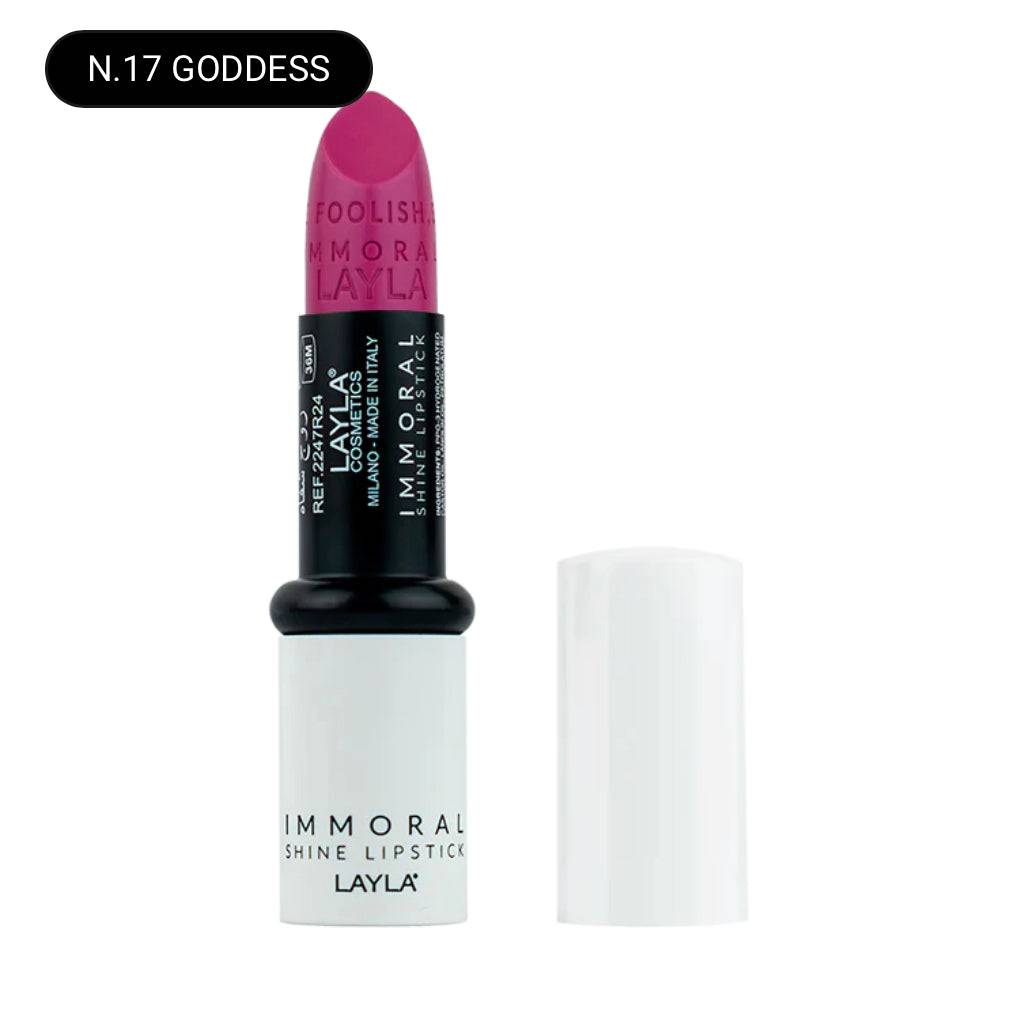 SA.MA PROFUMERIA N.17 GODDESS Layla Cosmetics Immoral Shine Lipstick - LAYLA COSMETICS