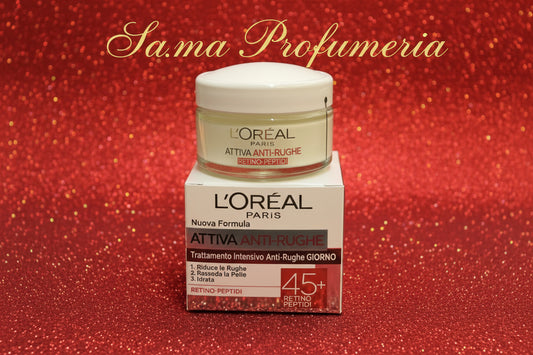 Attiva Anti-Rughe Giorno 45+ Retino-Peptidi - L'OREAL