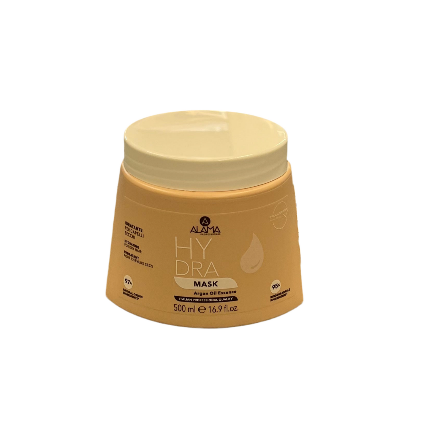 Hydra - Maschera idratante per capelli secchi con olio di Argan - Alama
