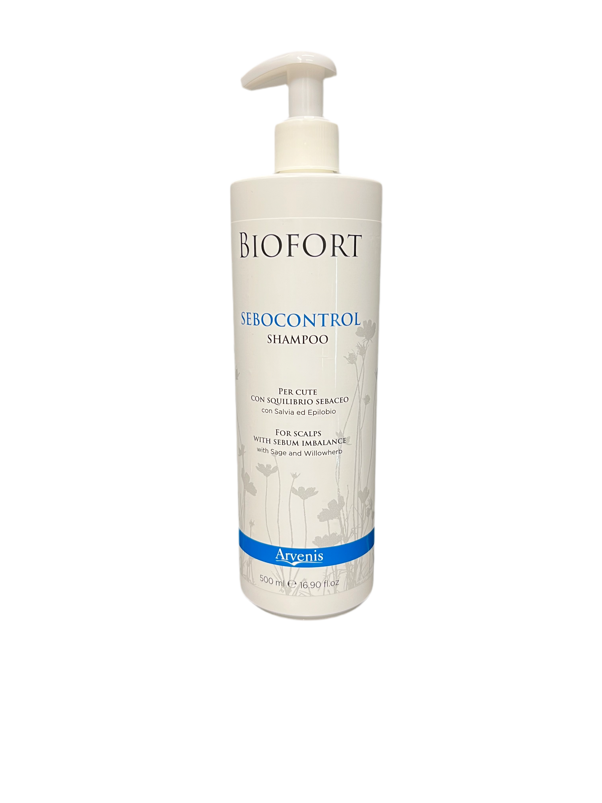 Shampoo Sebocontrol con Salvia ed Epilobio - BIOFORT