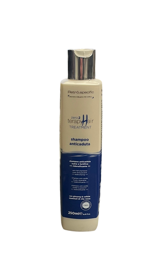 Specific zero2 Terapy Hair Treatment Shampoo Anticaduta al Ginseng-Cellule Staminali-Vite Rossa  - RETRÒ