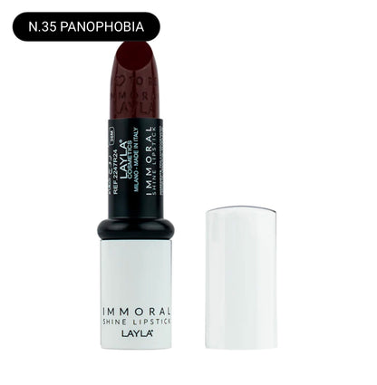 SA.MA PROFUMERIA N.35 PANOPHOBIA Layla Cosmetics Immoral Shine Lipstick - LAYLA COSMETICS