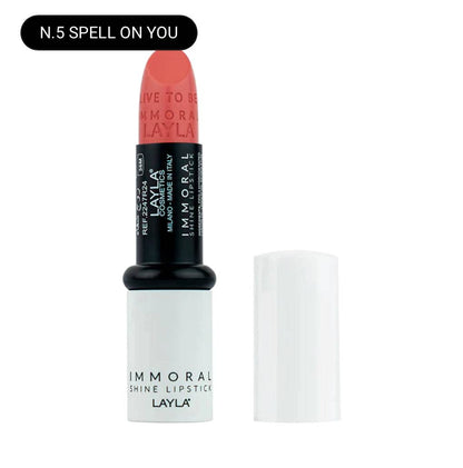 SA.MA PROFUMERIA N.5 SPELL ON YOU Layla Cosmetics Immoral Shine Lipstick - LAYLA COSMETICS