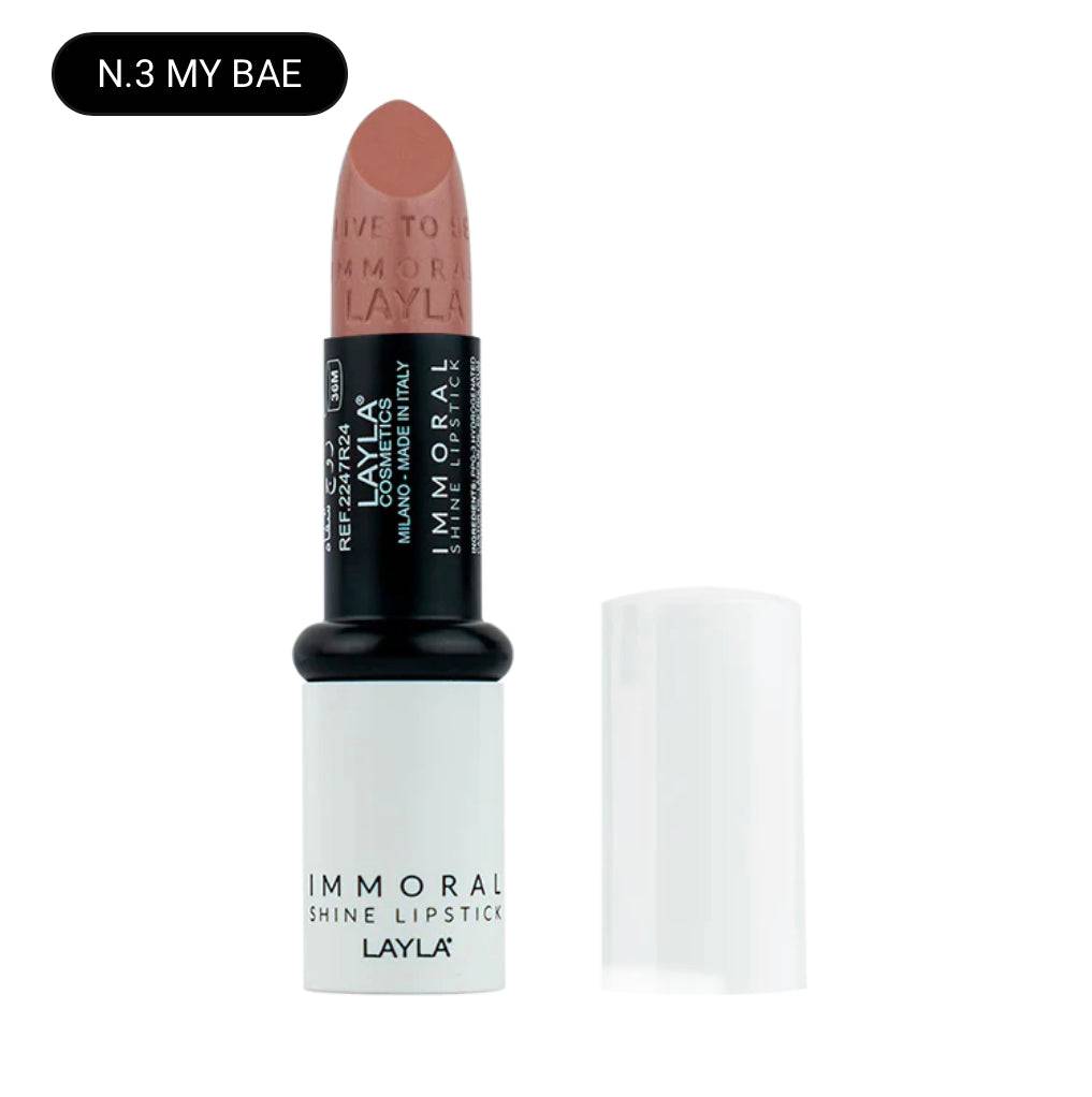 SA.MA PROFUMERIA N.3 MY BAE Layla Cosmetics Immoral Shine Lipstick - LAYLA COSMETICS