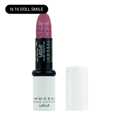 SA.MA PROFUMERIA N.16 DOLL SMILE Layla Cosmetics Immoral Shine Lipstick - LAYLA COSMETICS