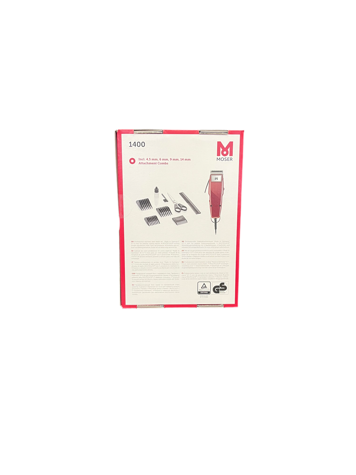 Tagliacapelli Modello 1400 Hair Clipper Set - MOSER