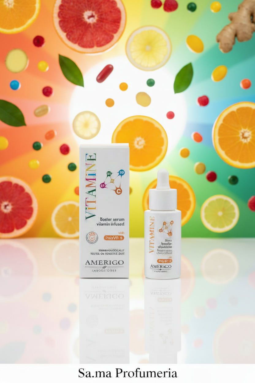 AMERIGO - Siero Booster Vitaminico Viso e Collo