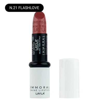 SA.MA PROFUMERIA N.21 FLASHLOVE Layla Cosmetics Immoral Shine Lipstick - LAYLA COSMETICS