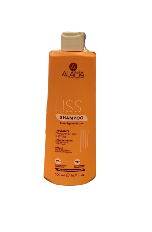 Liss - shampoo lisciante per capelli lisci e setosi - Alama