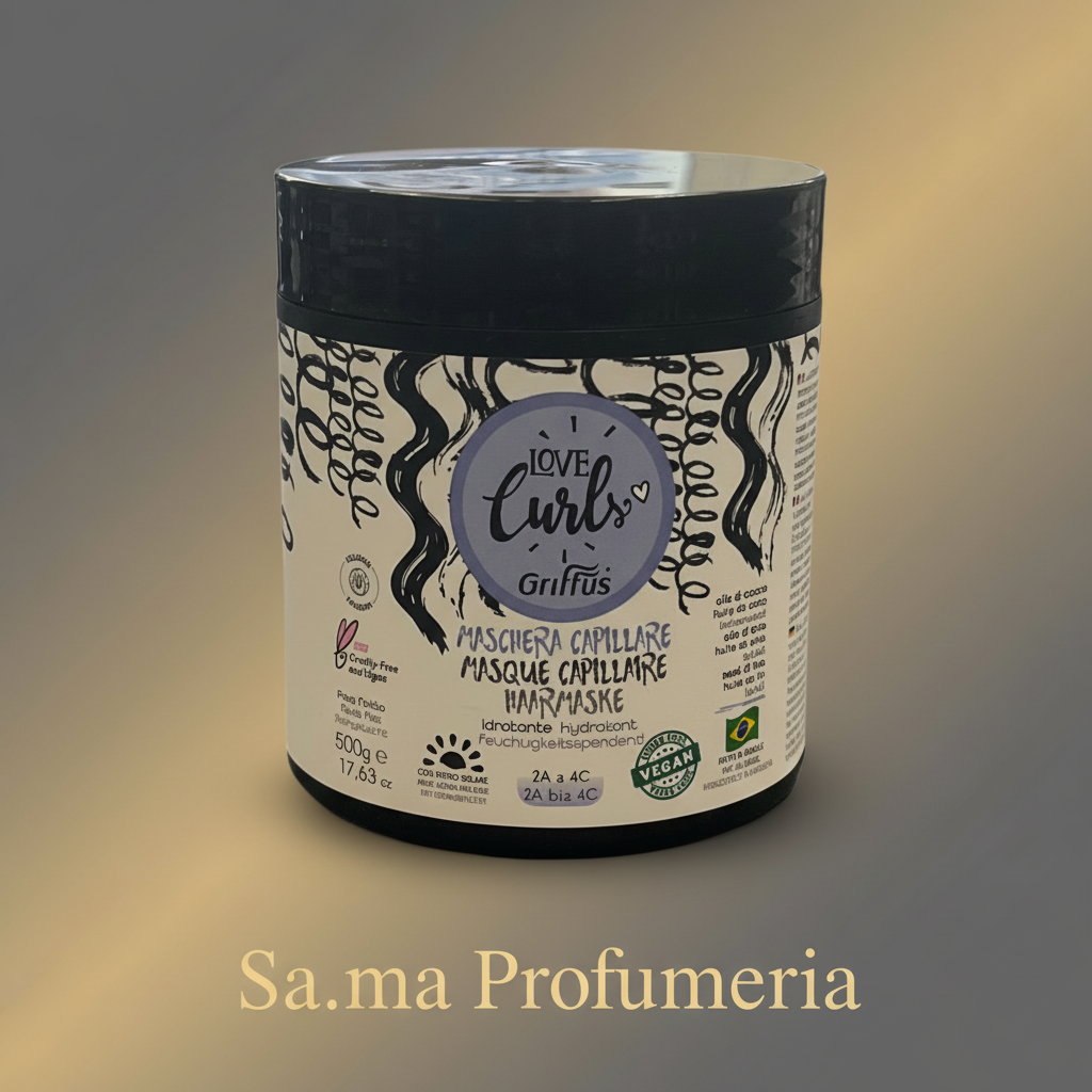 Maschera Capillare con Olio Cocco-Olio Chio-Semi Lino da 2A a4C - GRIFFUS